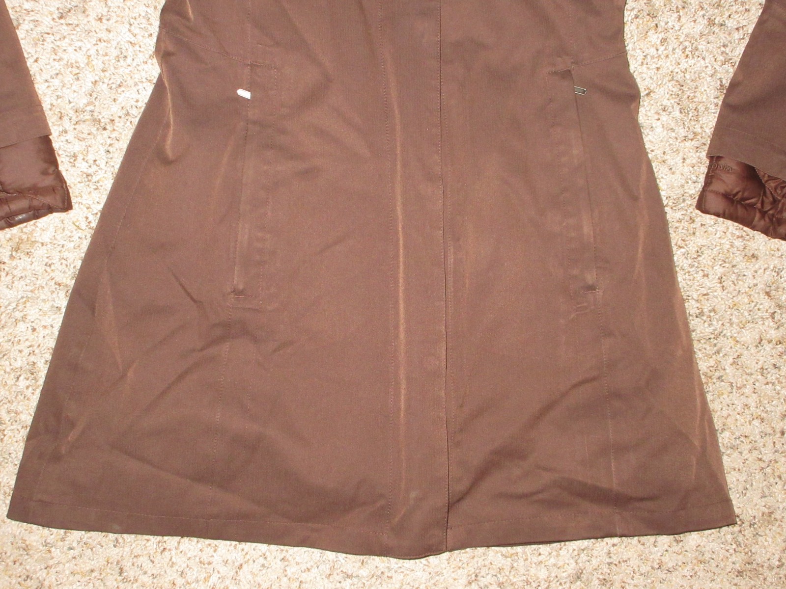Patagonia Tres 3 In 1 Parka Puffer Hooded Jacket 28405 Brown H2No Size S image 5