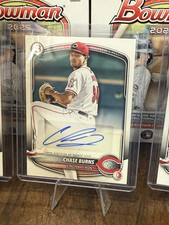 Topps 2025 Bowman Chase Burns Reds Paper Prospect Autograph #BPA-CB