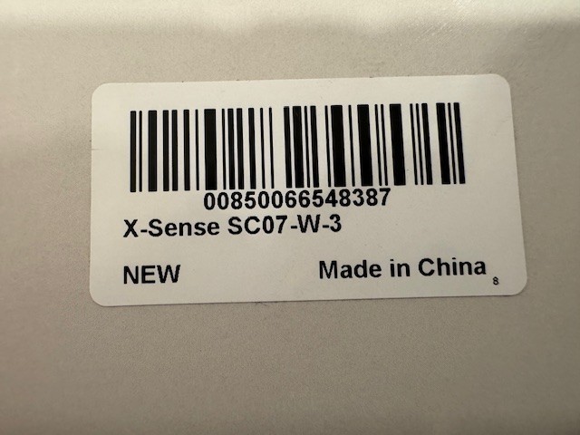 X-Sense SC07-W Wireless Interlinked Combo Smoke & Carbon Monoxide Alarm ...