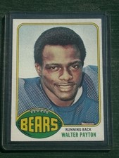 Topps 1976 Walter Payton RC Rookie #148 Chicago Bears NFL Football Card VG EX. rookie card picture
