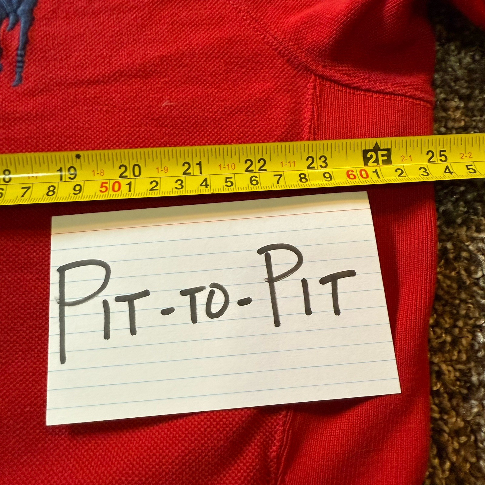 Giacca Polo Ralph Lauren uomo L rossa full zip USA stadio olimpico grande pony pista