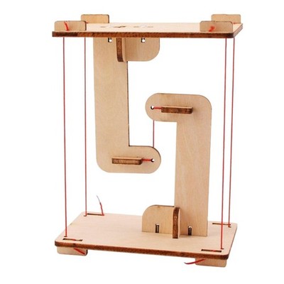 Wissenschaft Spielzeug pädagogisches 3D Holzpuzzle Vorbau für Indoor Lernen