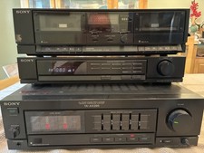 Sony TA-AX295 Integrated Stereo Amplifier, Sony ST-JX295 Tuner, TC-W295 Cassette