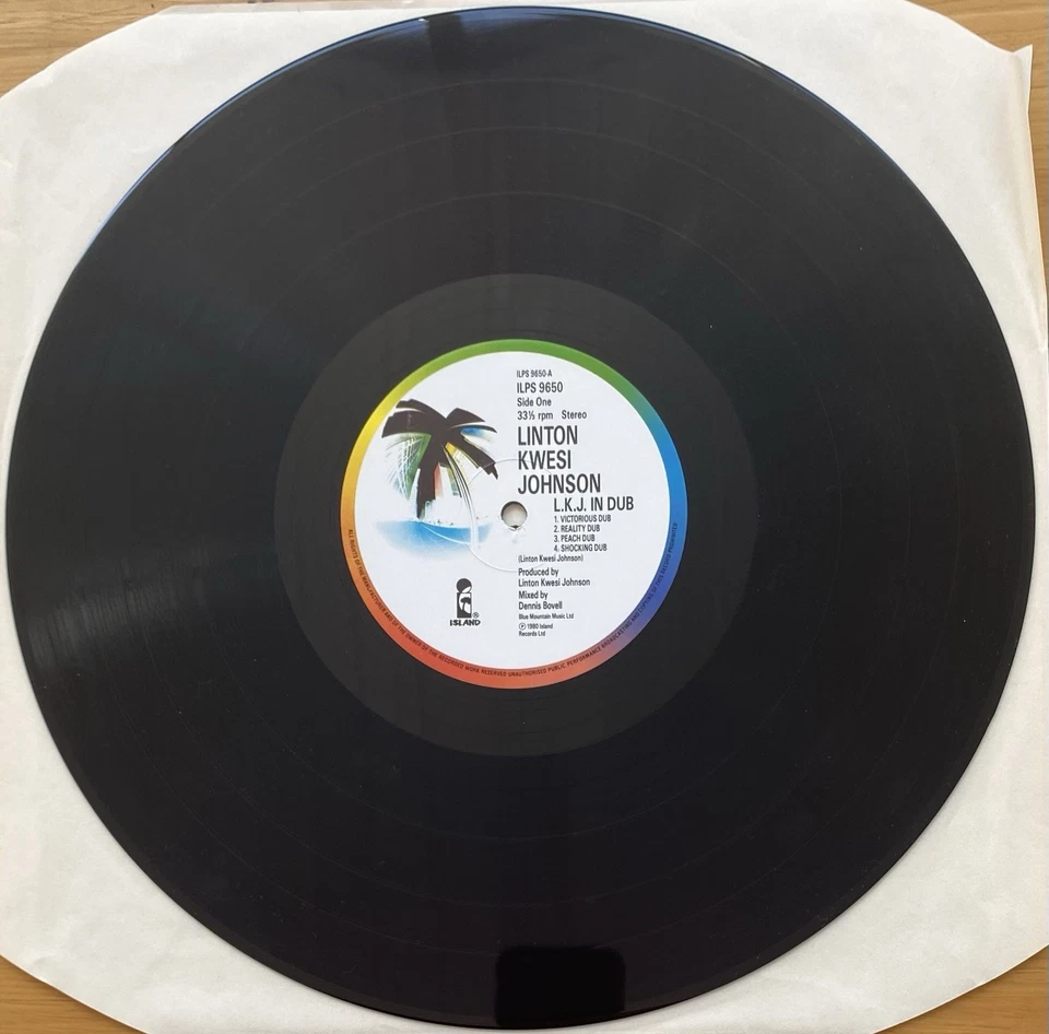 LINTON KWESI JOHNSON - LKJ IN DUB 1980’S REGGAE VINYL DENNIS BOVELL EX / VG+ - Image 3 of 4
