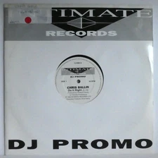 Chris Ballin – Do It Right / Part Of Me, Vinyl 12 " Promo UK 1993 Hip Hop / Funk
