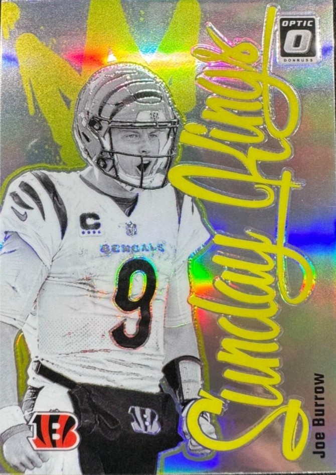 2024 Panini Donruss Optic Sunday Kings Joe Burrow #4 Cincinnati Bengals
