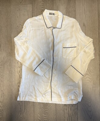 Dior Homme Silk Blend Piping Shirt