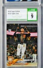 2018 Topps Update Ryder Jones CSG 9 RC