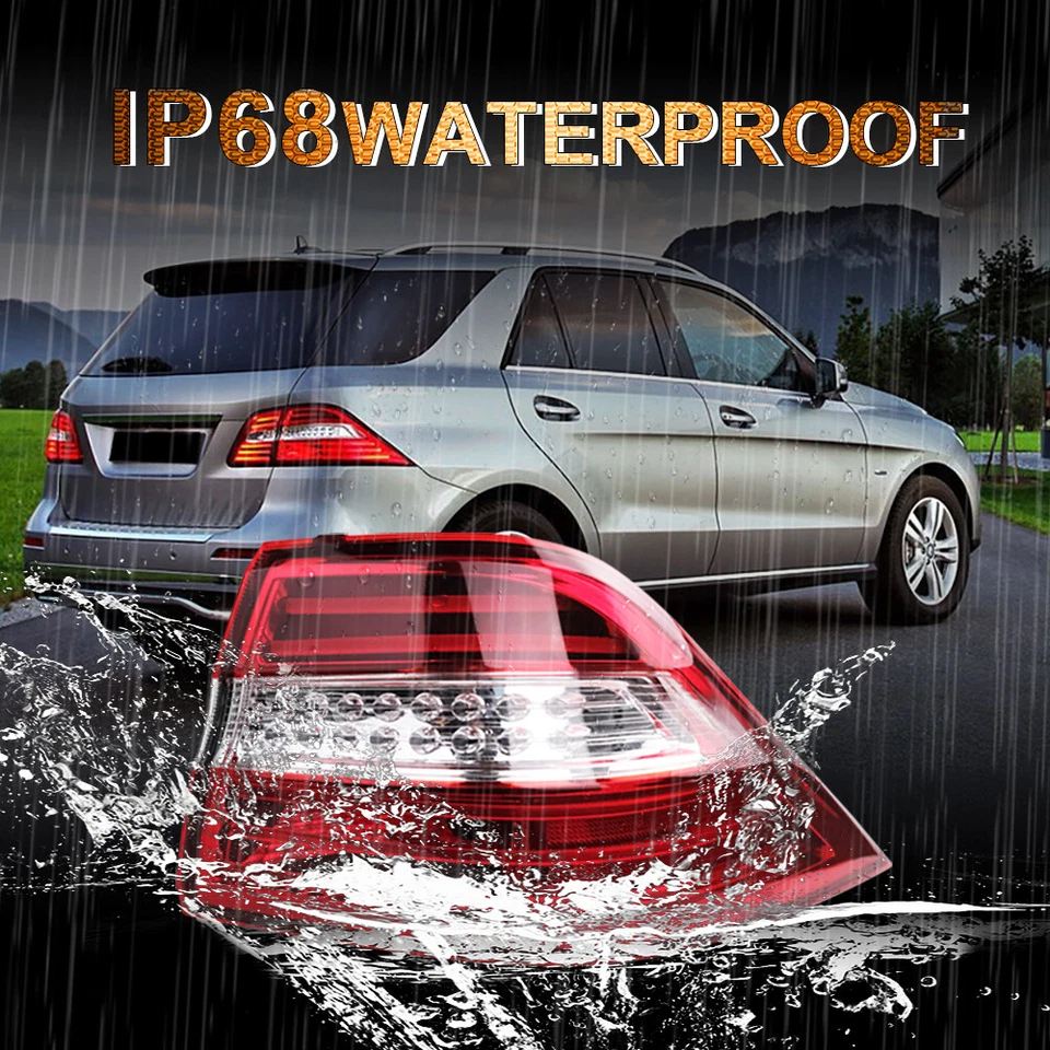 NEW LED Tail Light Right Outer Side For 2012-2015 Mercedes Benz ML350 ML550 W166 - Image 4 of 4