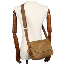 Messenger Bag Vintage Canvas Satchel Crossbody Shoulder Backpack Travel Bookbag