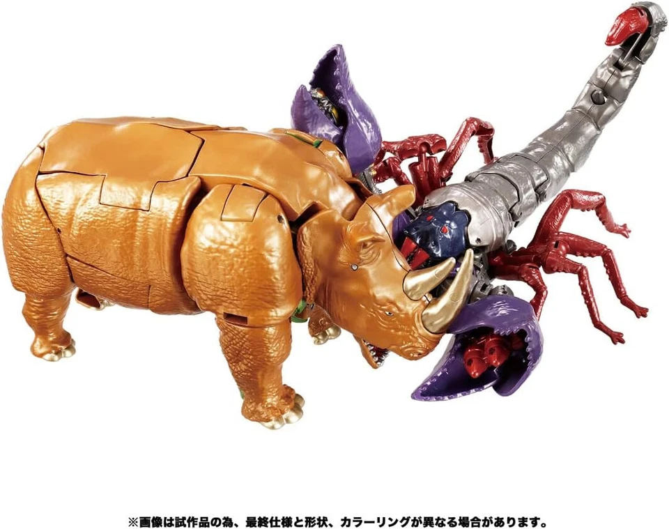 TAKARA TOMY TRANSFORMERS BEAST WARS AGAIN BWVS-02 RHINOX & SCORPONOCK - Image 4 of 4
