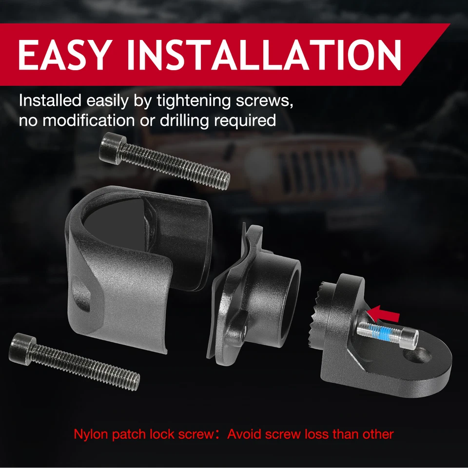 Soporte de montaje de luz LED para Honda Talon 1000X UTV 1,5-2" Foto 3 de 4