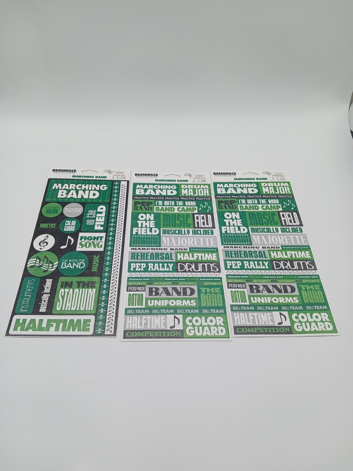 Lot Misc Marching Band High School Theme Scrapbooking Stickers Embellishments