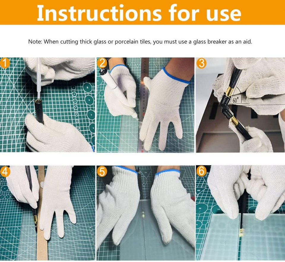 Glass Cutters Tool for Thick Glass Mirror Tile Mosaic Cutting 220Mm