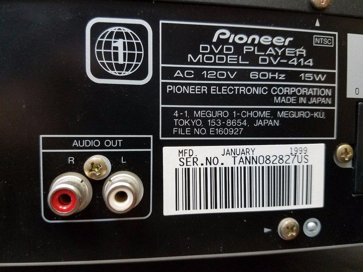 Pioneer DV-414 DVD Player for sale online | eBay