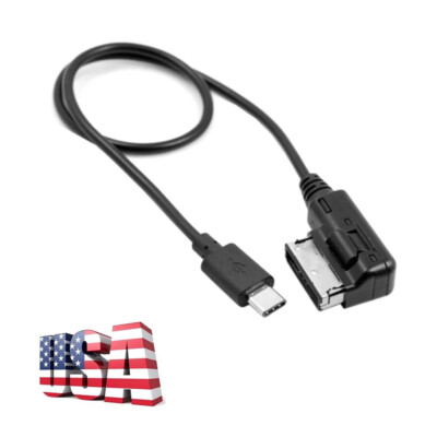 AMI MDI USB-C USB 3.1 Type C Charge Adapter Cable For Car VW AUDI 50cm
