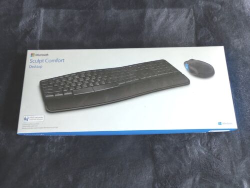 Microsoft Sculpt Comfort Wireless Desktop USB Keyboard & Mouse L3V-00001 *READ* - Picture 1 of 9