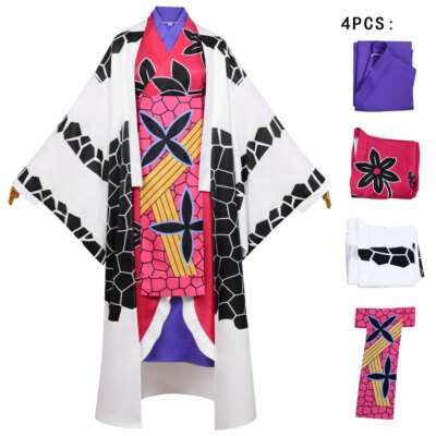 Anime Role Daki Cosplay Costume Kimono Dress Halloween Outfit - Main Image