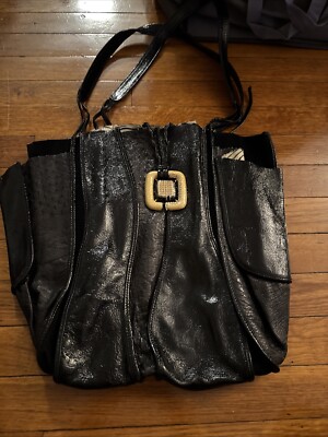 Black Missoni Leather Bag 