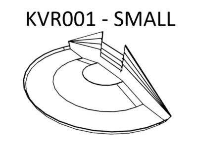 Ultraframe Radius End Bottom Cap Victorian Small