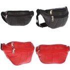 XL Large Genuine Leather Fanny Pack Mens Waist Pack with RFID Blocking Waistbag Bag