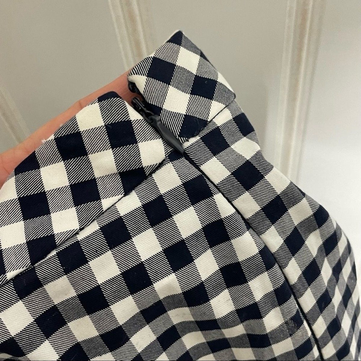Victoria Beckham 25SS パンツ マルチカラー Victoria Beckham gingham cropped ankle pants size 4 | eBay