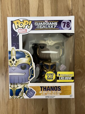 Funko Pop! Marvel #78 Thanos GITD Entertainment Earth 6-Inch