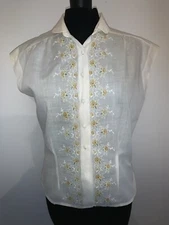 1950s Retro "Zet and My" Blouse Size 36