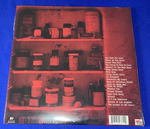 SEALED OOP Motley Crue Greatest Hits 2X LP RECORD VINYL 2000 180gm - Picture 2 of 2