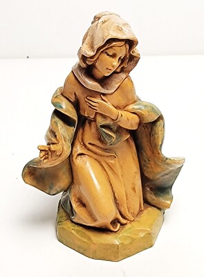 Vintage 1991 FONTANINI Depose Italien 5''H Maßstab MARY Figurine Krippe Set
