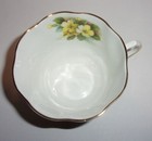 Queen’s English Bone China Rosina Scalloped Cup & Saucer w Gold Trim — photo 4