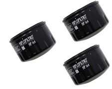 Paquete de 3 filtros de aceite Hiflofiltro HF164 BMW R1100 R1200 ST R9 K1600 R18