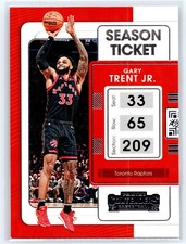 2021-22 Panini Contenders  #21 Gary Trent Jr. Game Ticket NBA Basketball