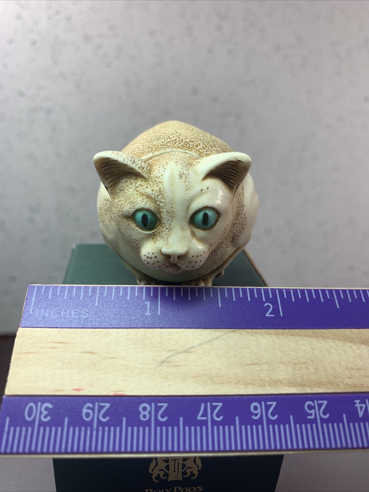Harmony Kingdom Roly Polys Cat Handcrafted Figurine By Master Carver Adam Binder