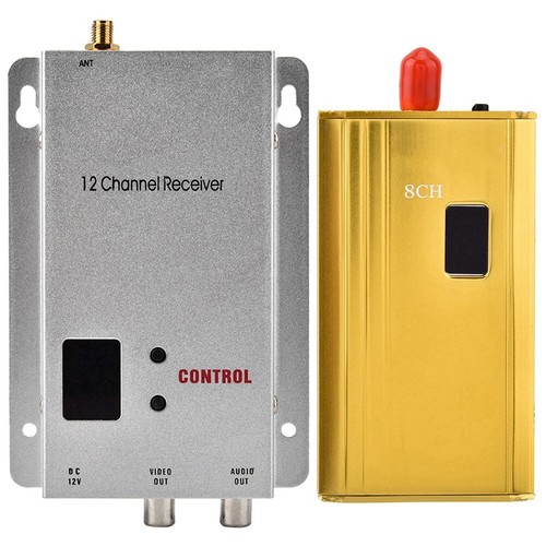 1.2G 1.5W Wireless Audio Video Transceiver CCTV Monitoring Transmitter Receiver - Picture 6 of 10