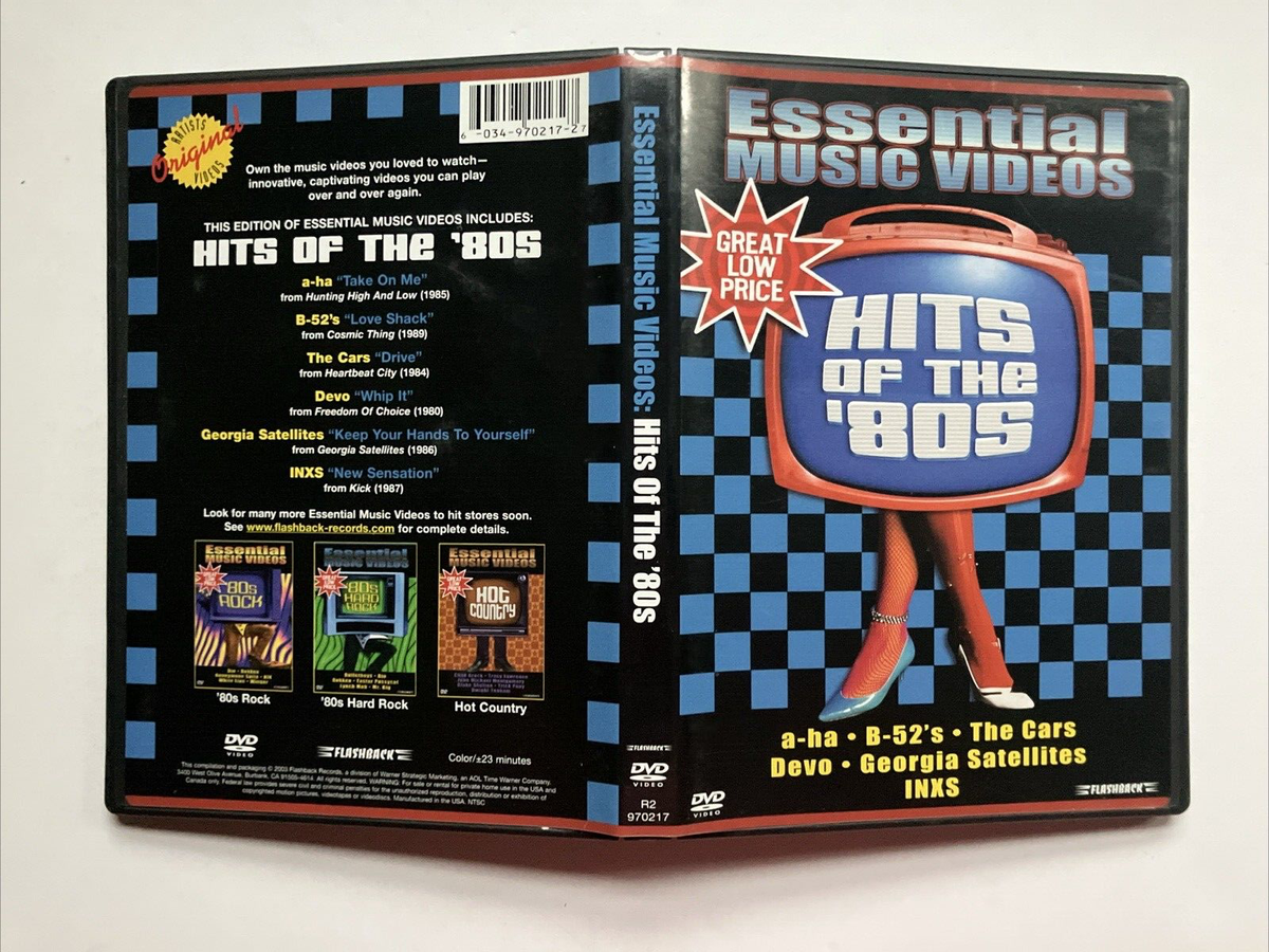 Essential Music Videos - Hits of The 80s (DVD) A-Ha, Devo, B-52 