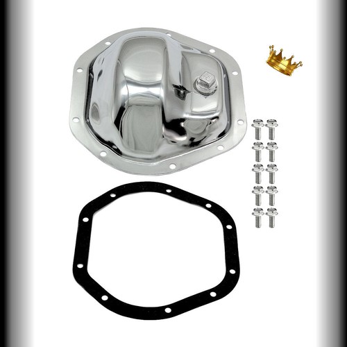 Chrome Dana 44 Rear End Cover Gasket and Bolts fits Dana 44