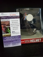 JOSE FERNANDEZ signed/autographed Marlins Mini Helmet JSA #K03692-RARE and Bold