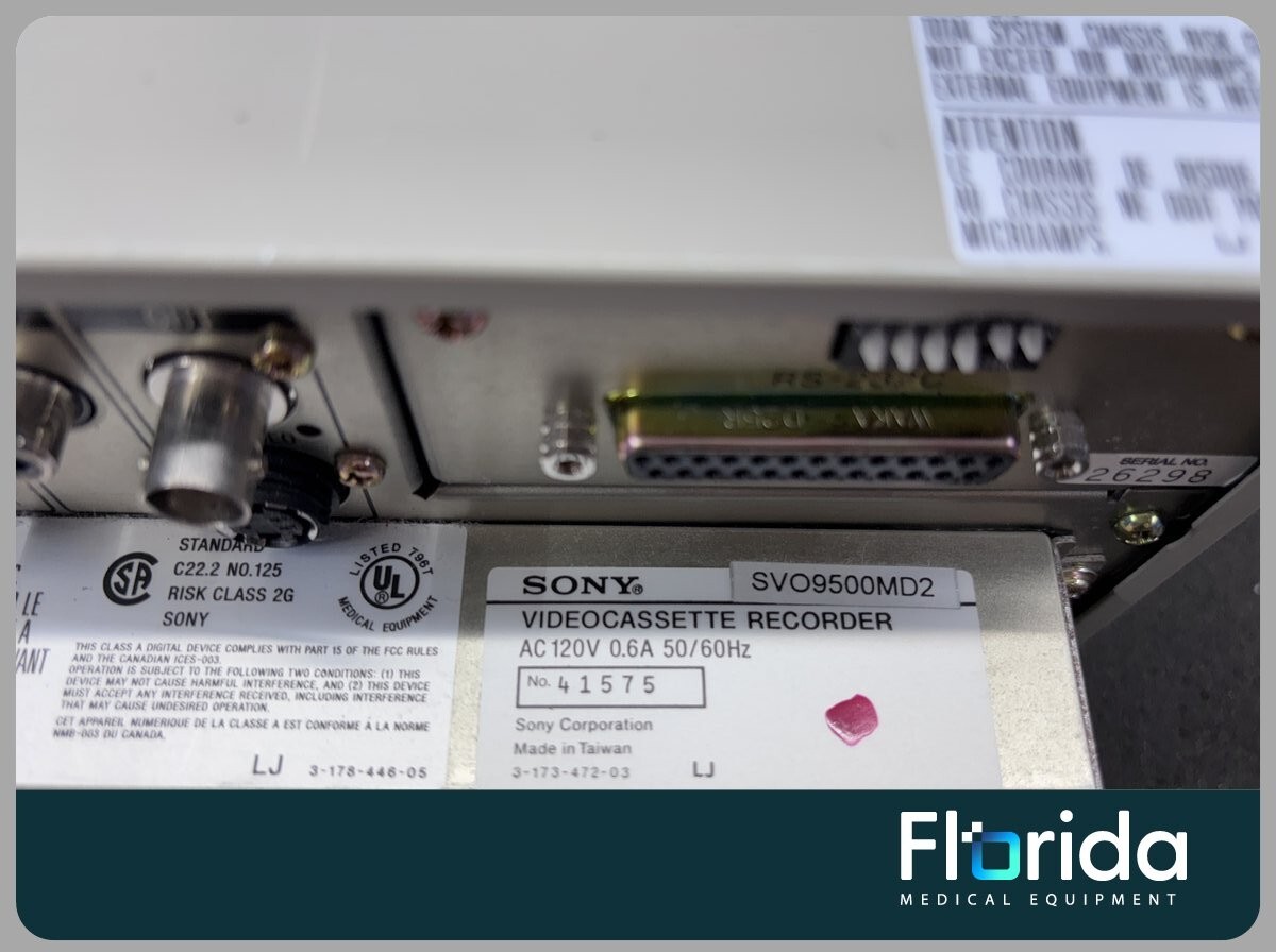 SONY SVO-9500MD MEDICAL VIDEOCASSETTE RECORDER SVHS/VHS** | eBay