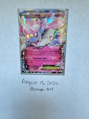 Diancie EX Promo Card - XY43 - Near Mint!