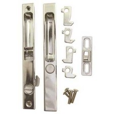 Brixwell Sliding Patio Glass Door Lock Assembly Chrome Durable Security