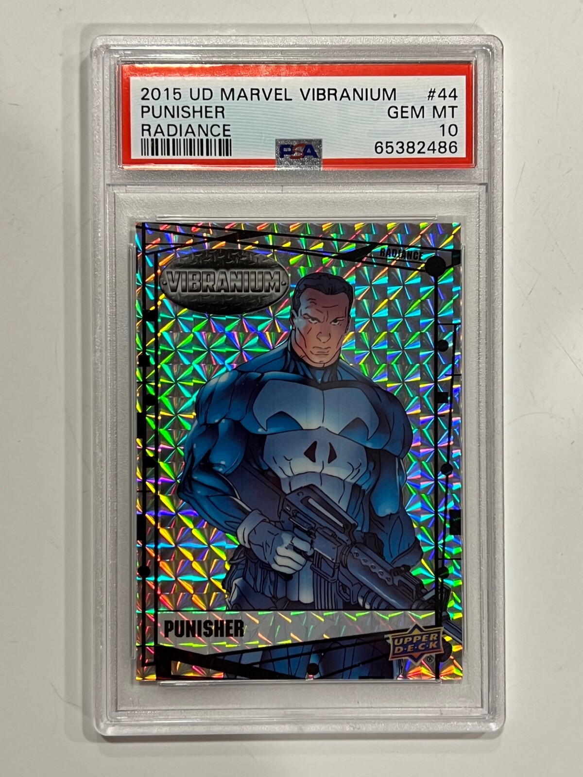 2015 Marvel Vibranium Radiance #44 ALPHA Punisher #1/50 PSA 10 GEM MINT💥(PC)💥
