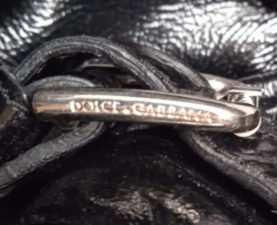 DOLCE & GABBANA Via San Damiano 7 Black Horse Patent Leather Hand