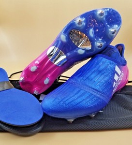 adidas x 16 purechaos blue and pink