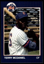 1988 Grand Slam Baseball Card Terry McDaniel Columbia Mets #22