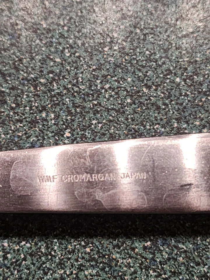 VINTAGE Serving Fork WMF Cromargan NORTICA  9 1/4” Stainless JAPAN - Image 4 of 4