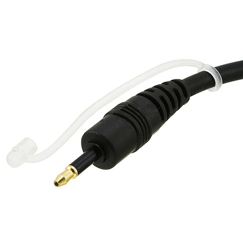 Cable de audio óptico digital Toslink a mini enchufe de 3,5 mm de fibra óptica SPDIF de 6 pies Foto 3 de 4