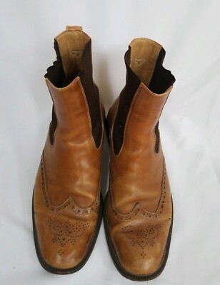 BRUNO MAGLI Size 10 Brown Leather Lace-Up Ankle Boots s-l400.jpg main image 4