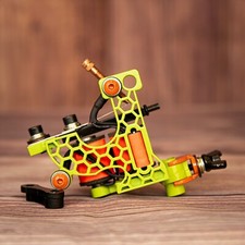 Handmade tattoo machine medium liner 5-14rs, Running 140-145 Hz  4.5 V Unloaded