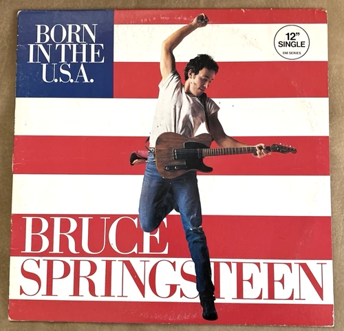BRUCE SPRINGSTEEN - Born in the USA (Freedom Mix) (1984) 12" Single. NM vinyl